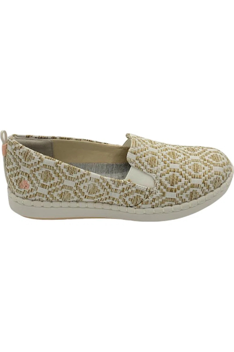 CLOUDSTEPPERS by Clarks Slip-On Shoes- Step Glow Slip Natural - Wide
